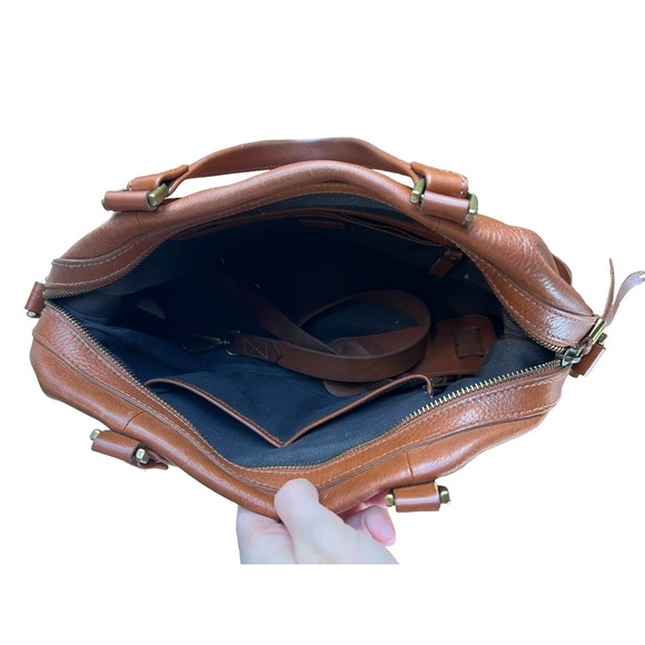 Madewell Leather Glasgow Satchel - Picture 6 of 13